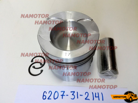 Поршень ДВС KOMATSU S6D95 S4D95 STD 6207-31-2120/6207-31-2141/6207-31-2110 D= 56мм. ALFIN  .   за 1 поршень